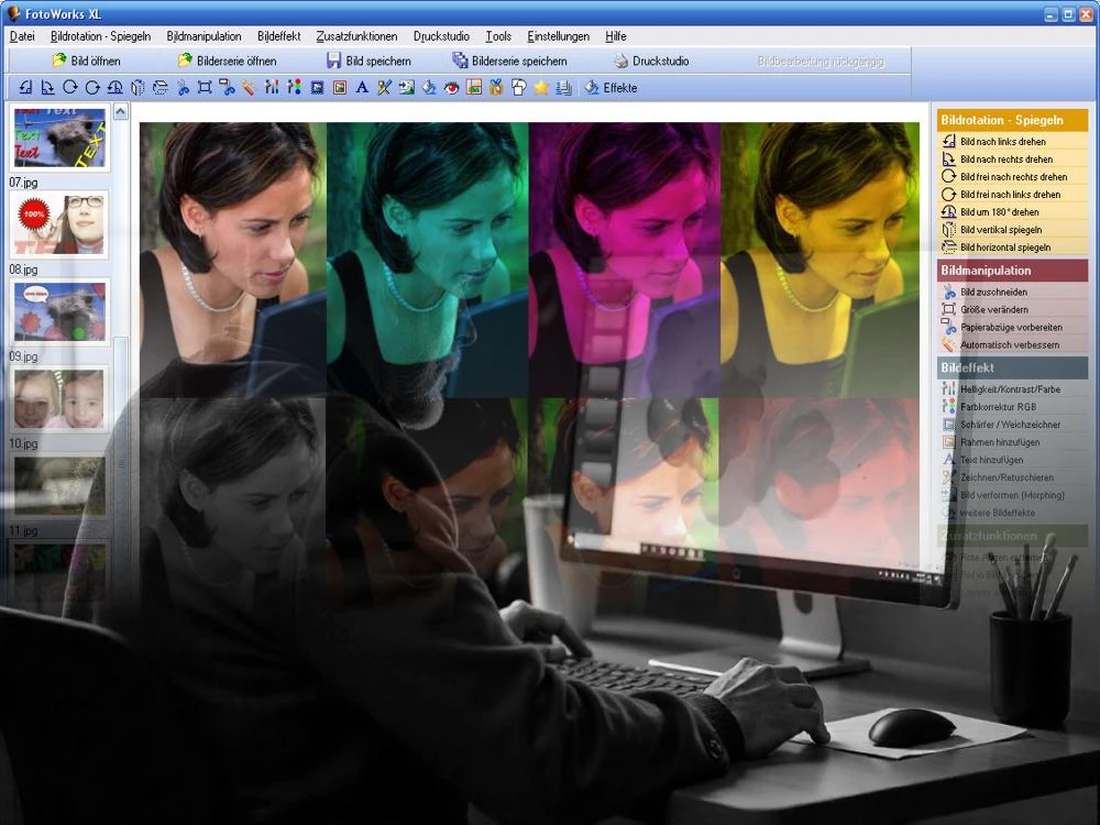 Fotobearbeitung am PC